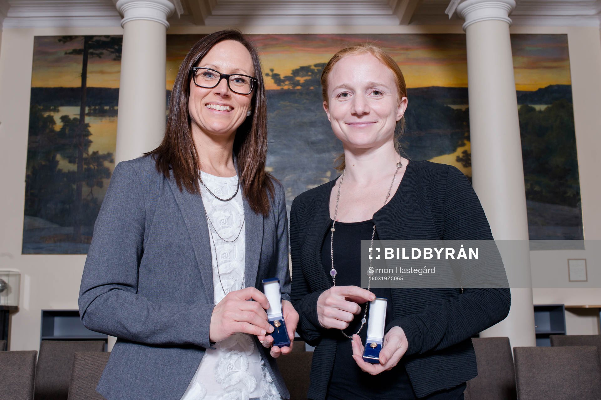 Pernilla Larsson och Linn Andersson som båda tilldelats