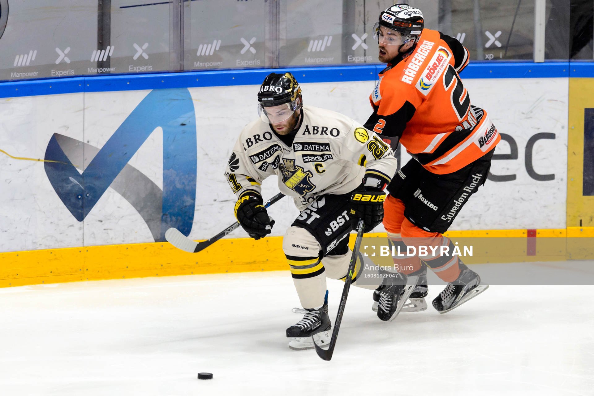 s Christian Sandberg kamp med Karlskronas Robin Gartner