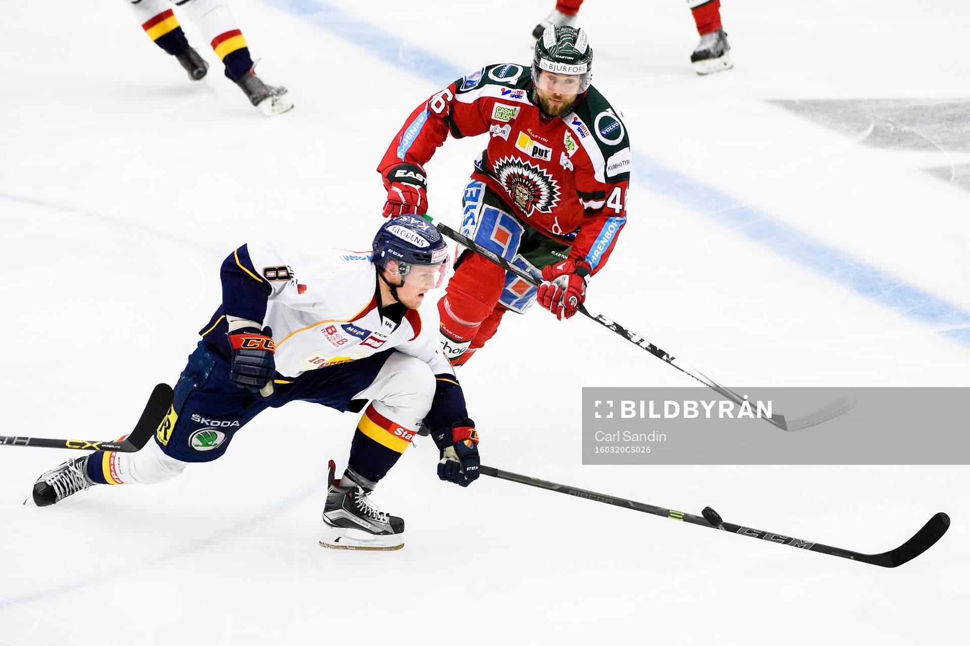 Djurgårdens Mikko Lehtonen och Frölundas Christoffer
