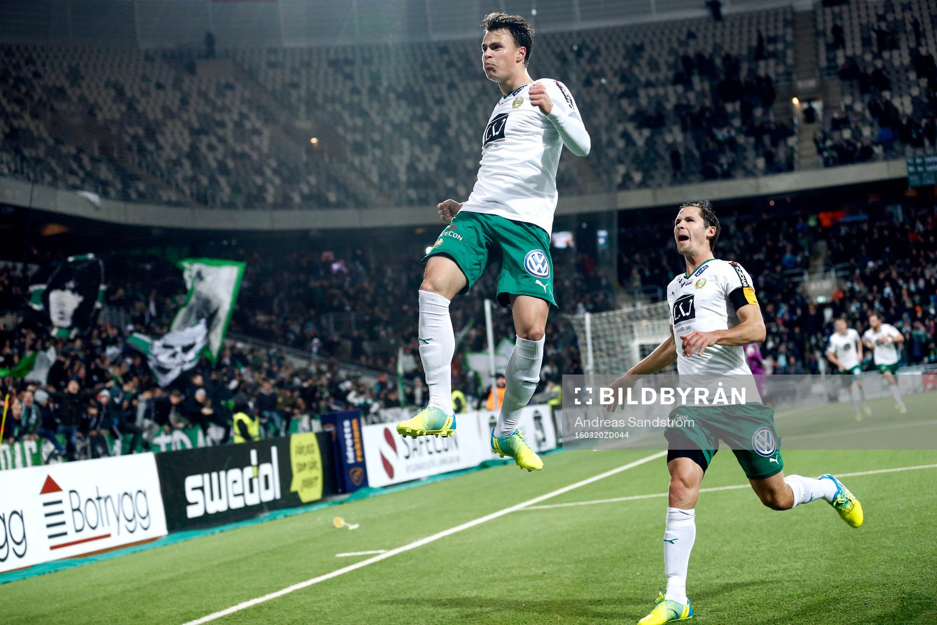 Hammarbys Melker Hallberg jublar