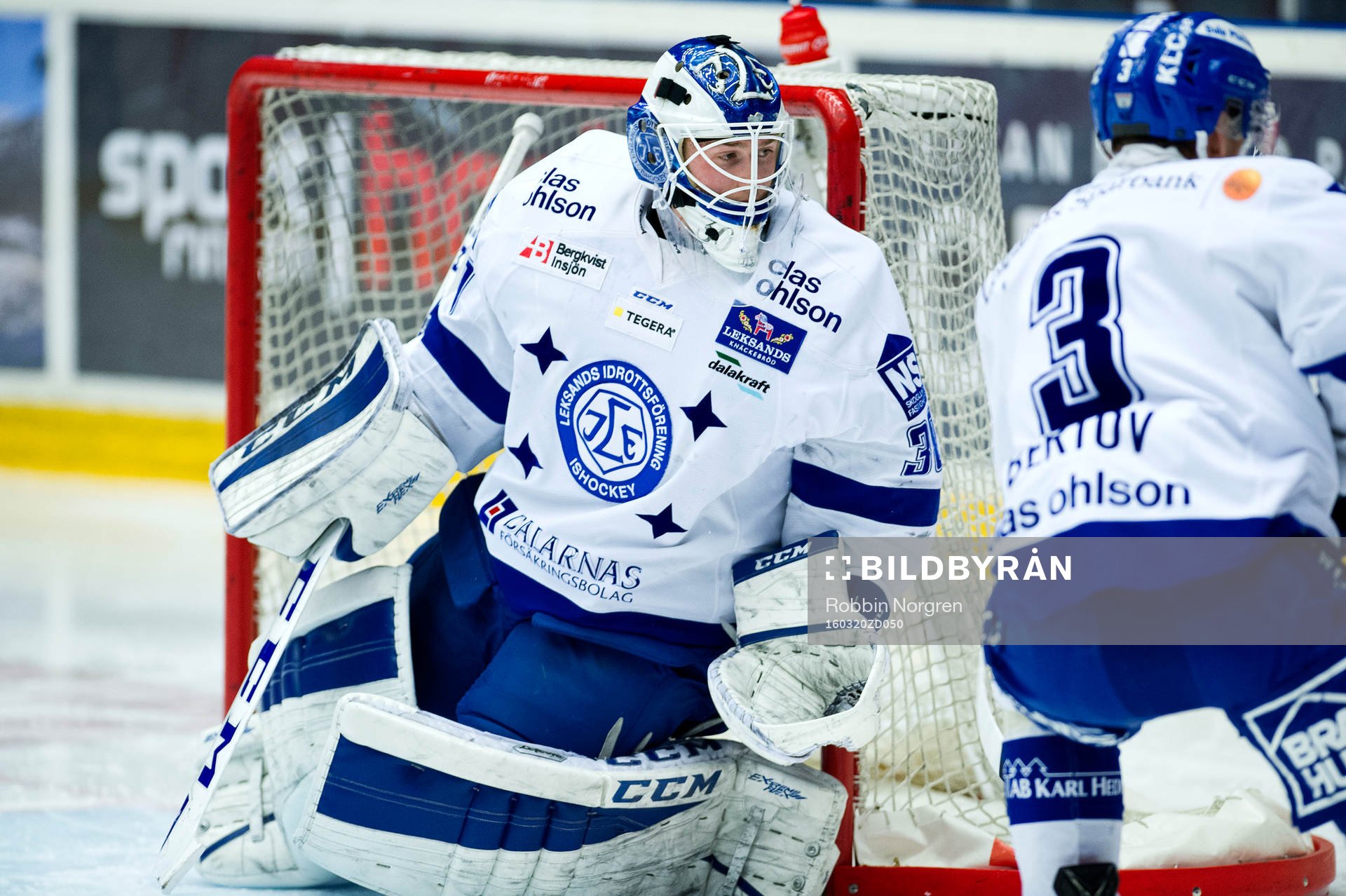 Leksands målvakt Henrik Haukeland