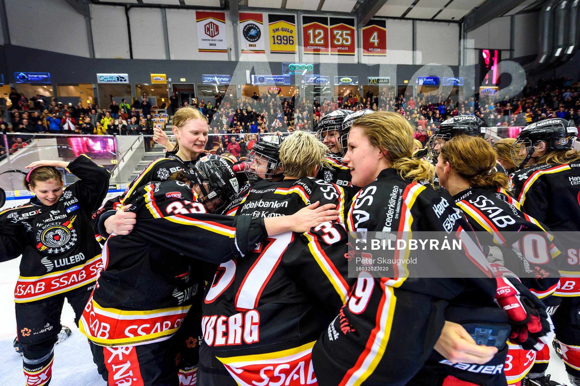 Glada Luleåspelare