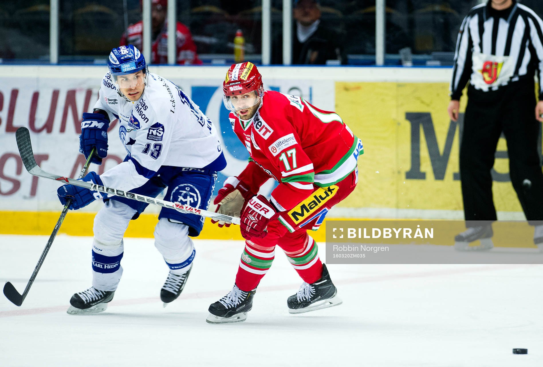 Leksands Jon Knuts och Modos Patrick Dwyer