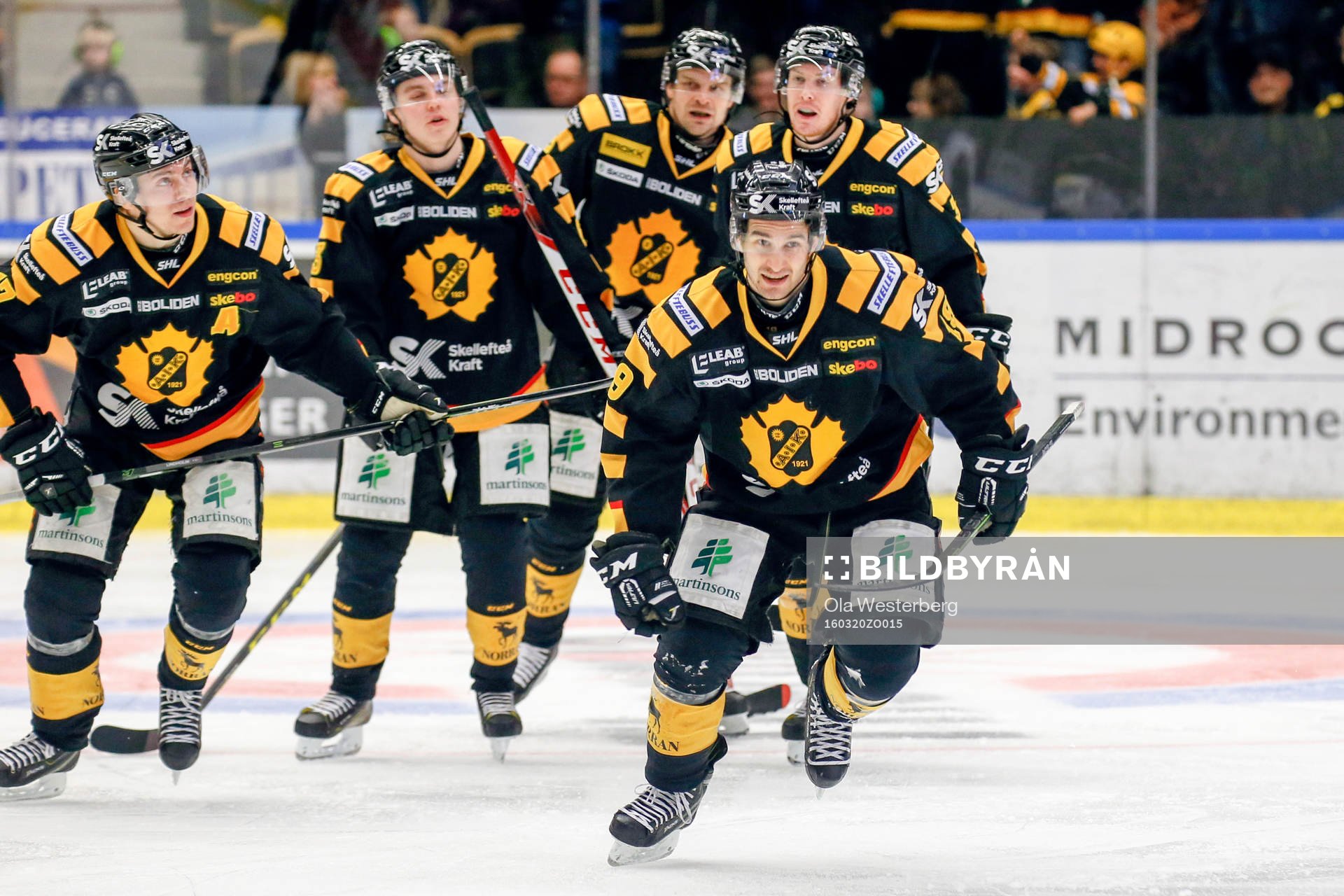 Skellefteås Andrew Calof jublar