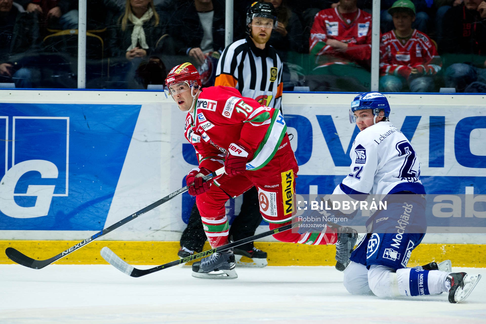 Modos Bobby Butler och Leksands Martin Grönberg