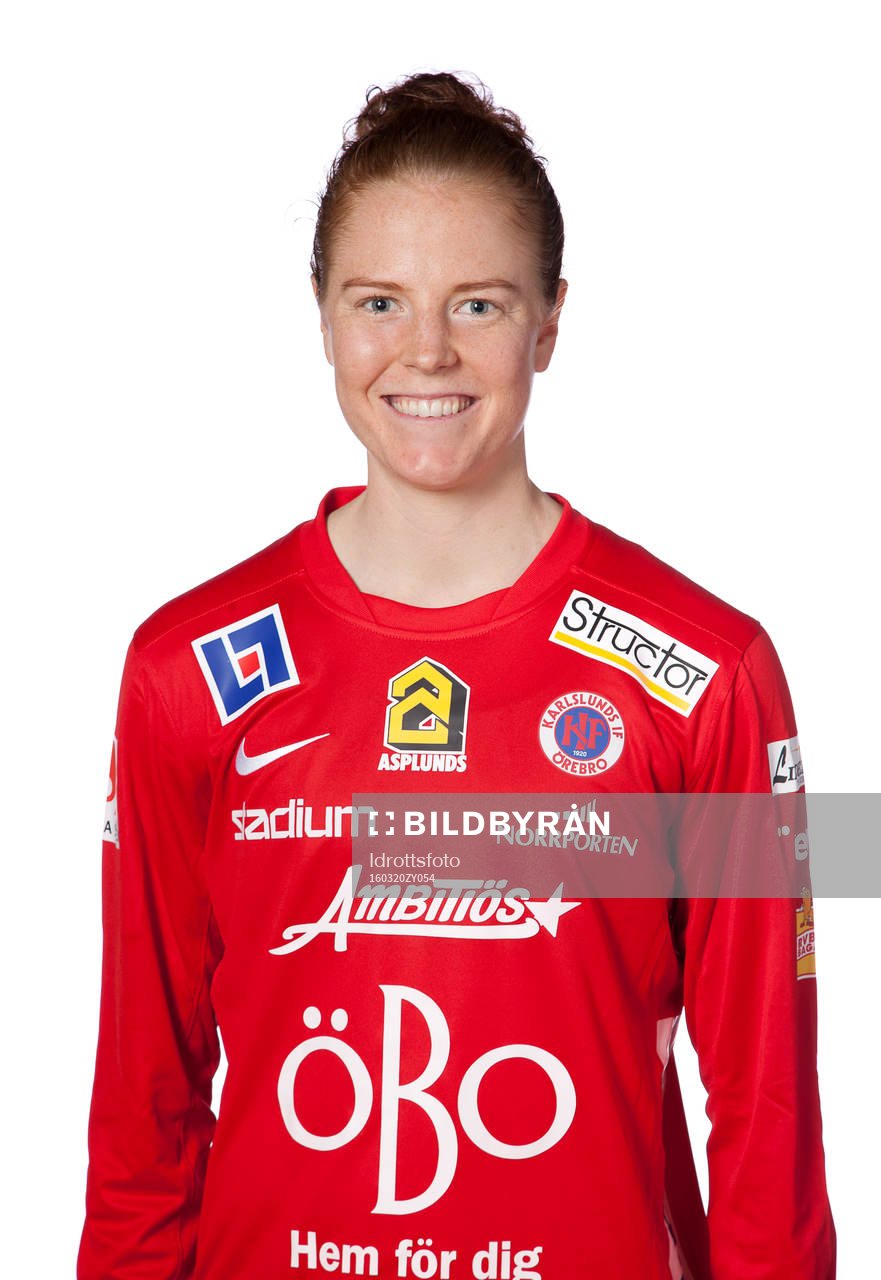 Sara Nordin poserar för ett porträtt den 20 mars 2016 i Örebro.
