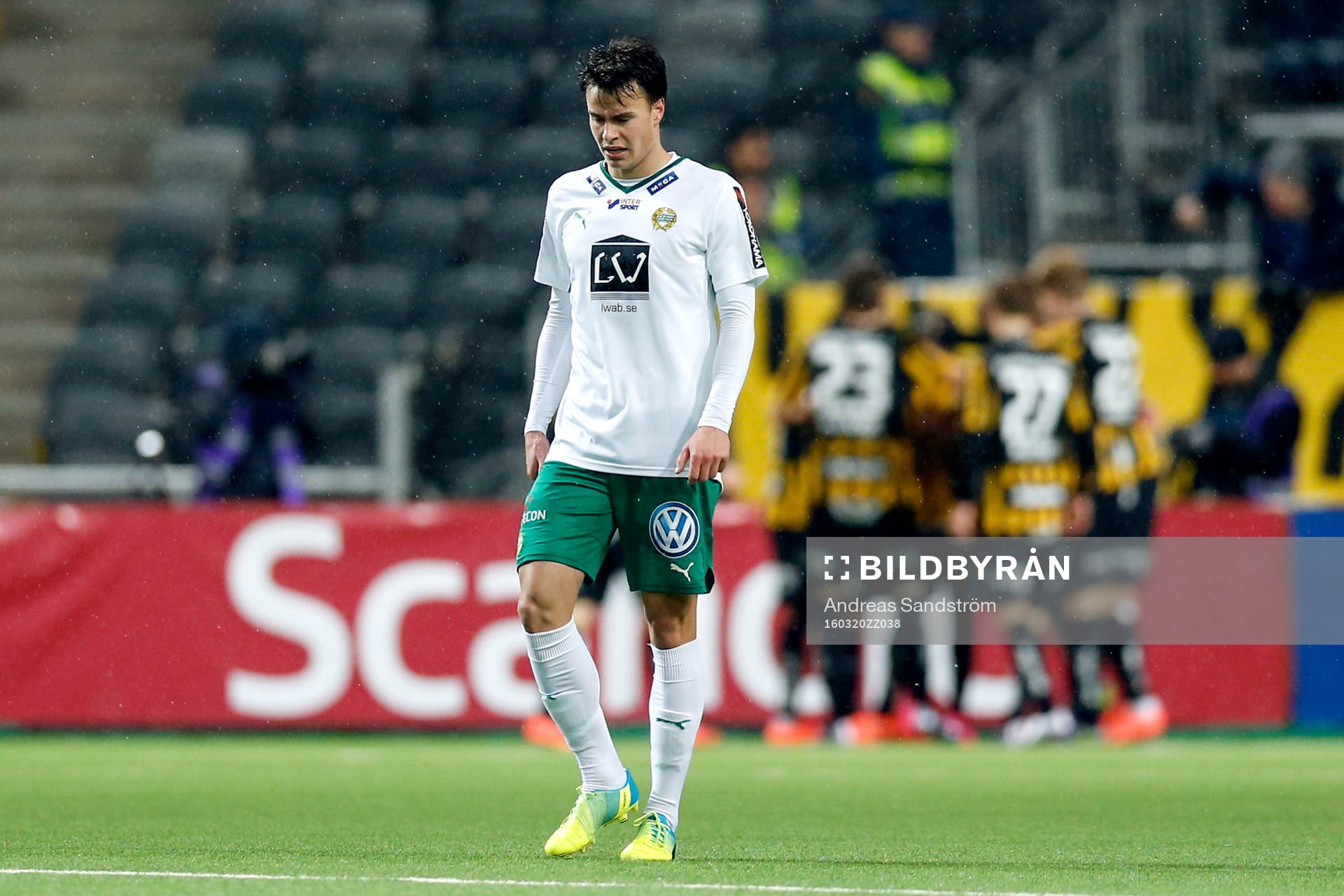 Hammarbys Melker Hallberg deppar