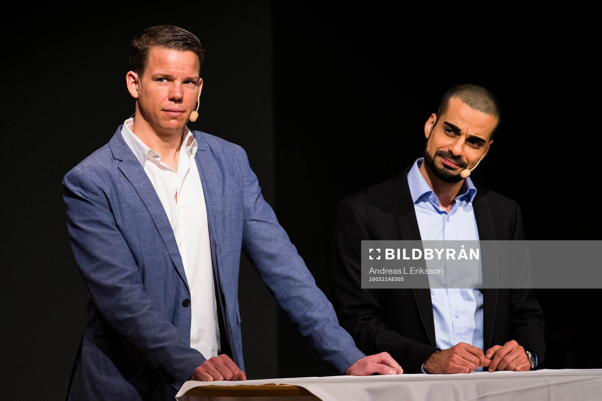 Domare Daniel Wärnmark och Mohammed Al Hakim