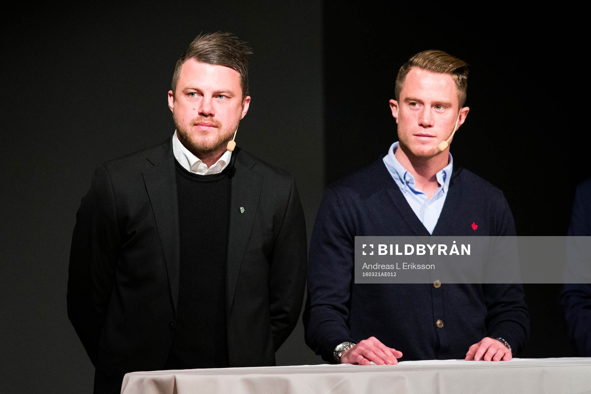 Jimmy Thelin, tränare Jönköping, och Tommy Thelin,