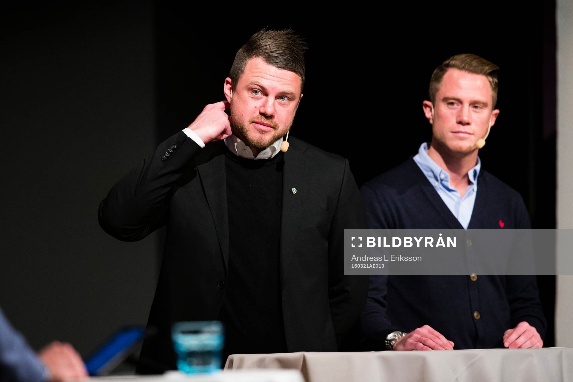 Jimmy Thelin, tränare Jönköping, och Tommy Thelin,