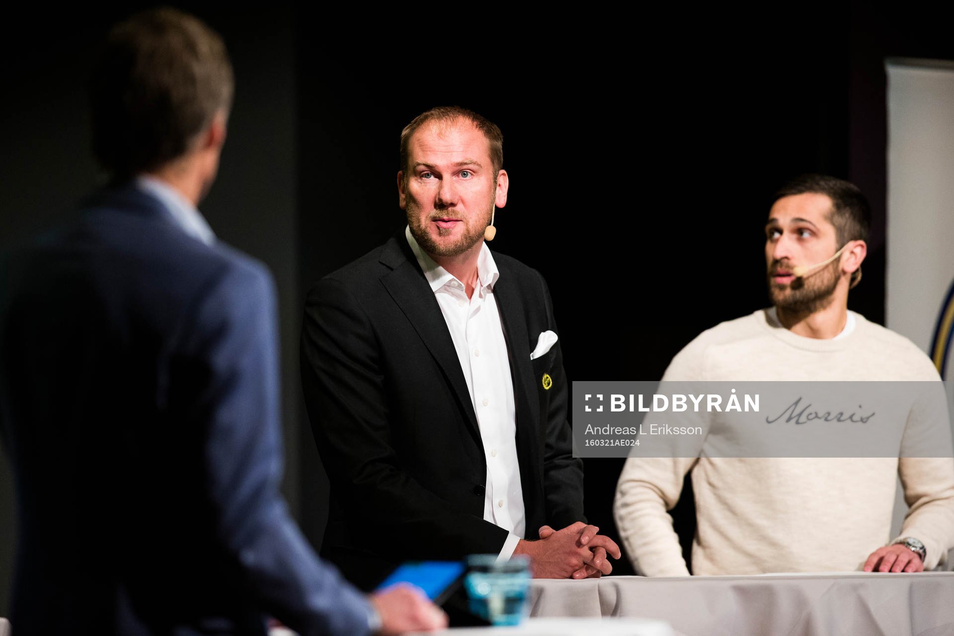 Magnus Haglun, tränare Elfsborg och Emir Bajrami, Elfsborg
