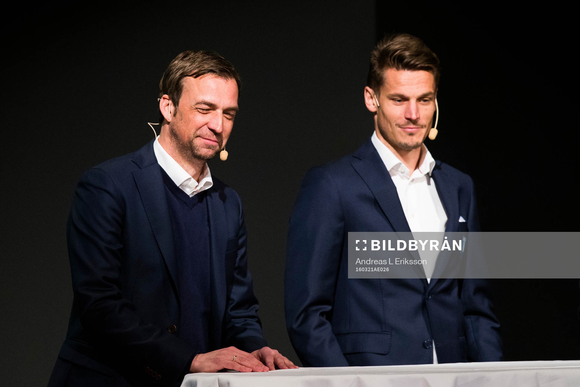 Allan Kuhn, tränare Malmö FF, och Markus Rosenberg,