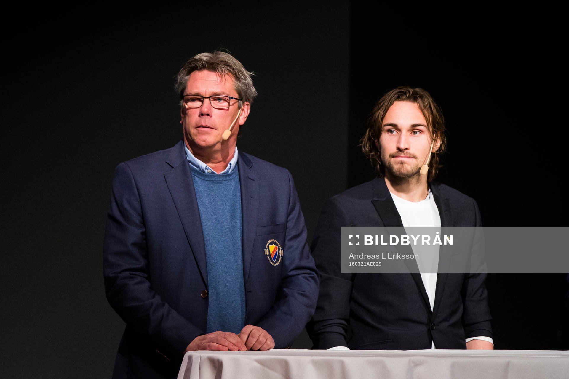 Per Olsson, tränare Djurgården, och Kevin Walker,