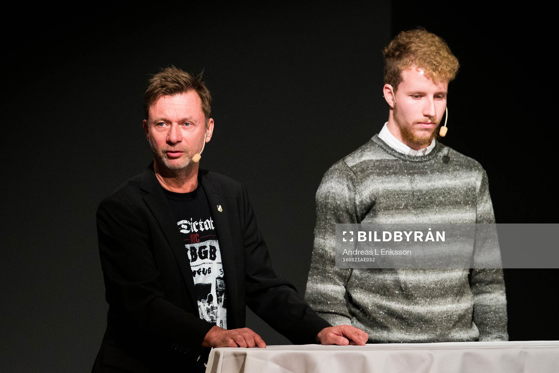 Peter Gerhardsson, tränare Häcken och Samuel Gustafson,