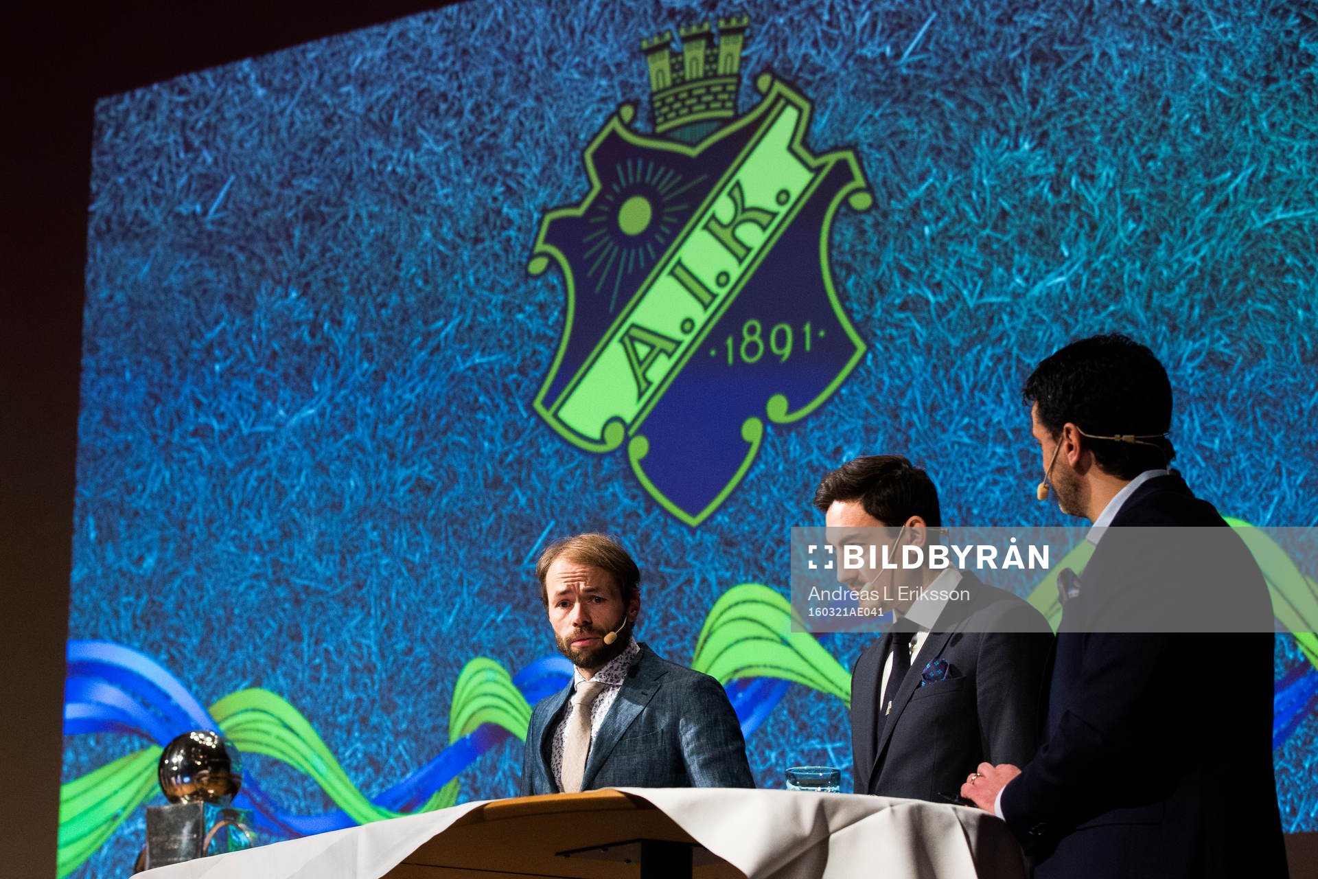 Andreas Alm, tränare AIK, och Stefan Ishizaki, AIK