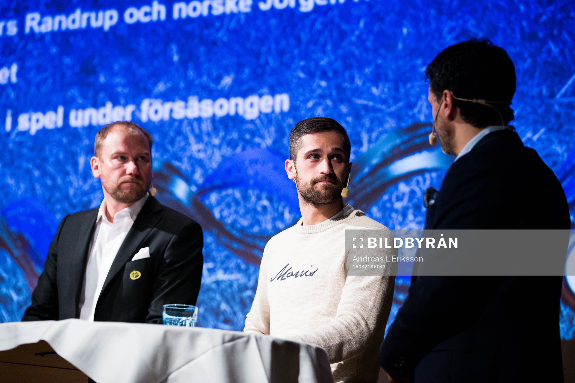 Magnus Haglun, tränare Elfsborg och Emir Bajrami, Elfsborg