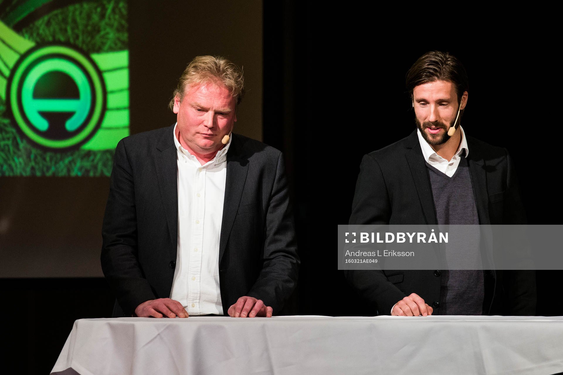 Jörgen Lennartsson, tränare IFK Göteborg, och Mattias