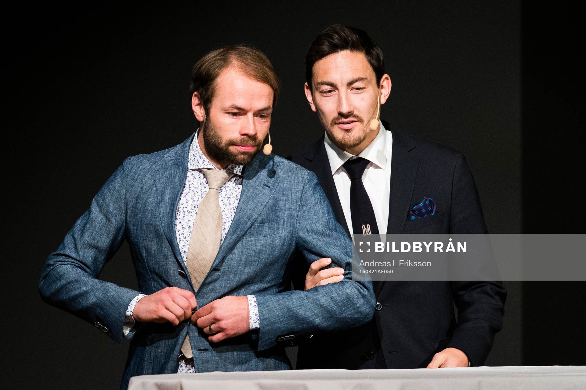 Andreas Alm, tränare AIK, och Stefan Ishizaki, AIK