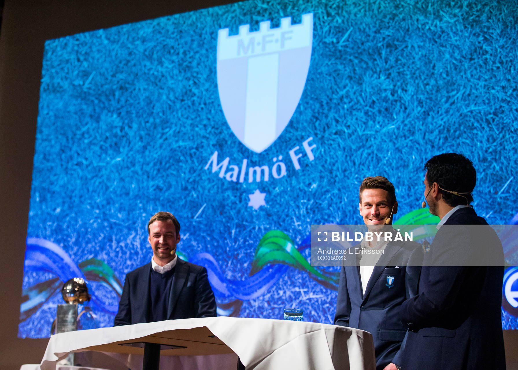 Allan Kuhn, tränare Malmö FF, och Markus Rosenberg,