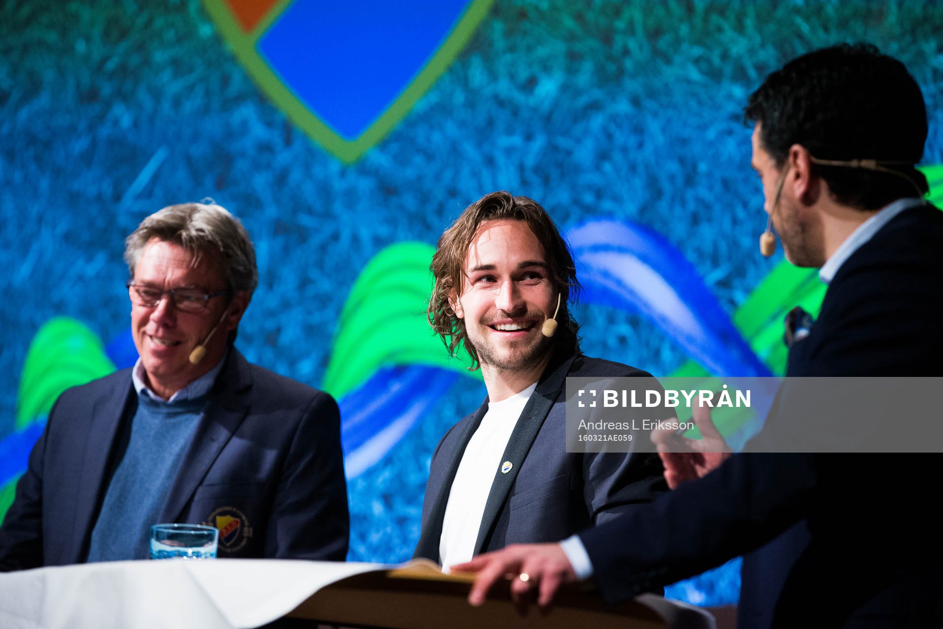Per Olsson, tränare Djurgården, och Kevin Walker,