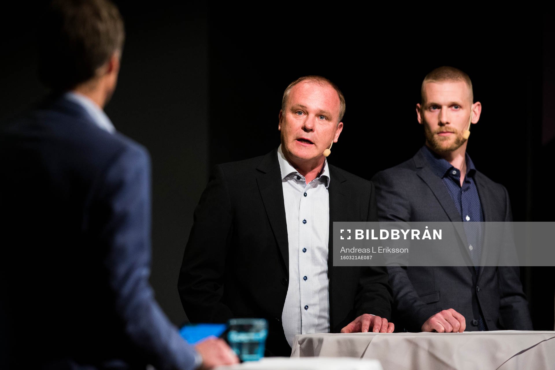 Roger Franzén, tränare Sundsvall och Tommy Naurin,
