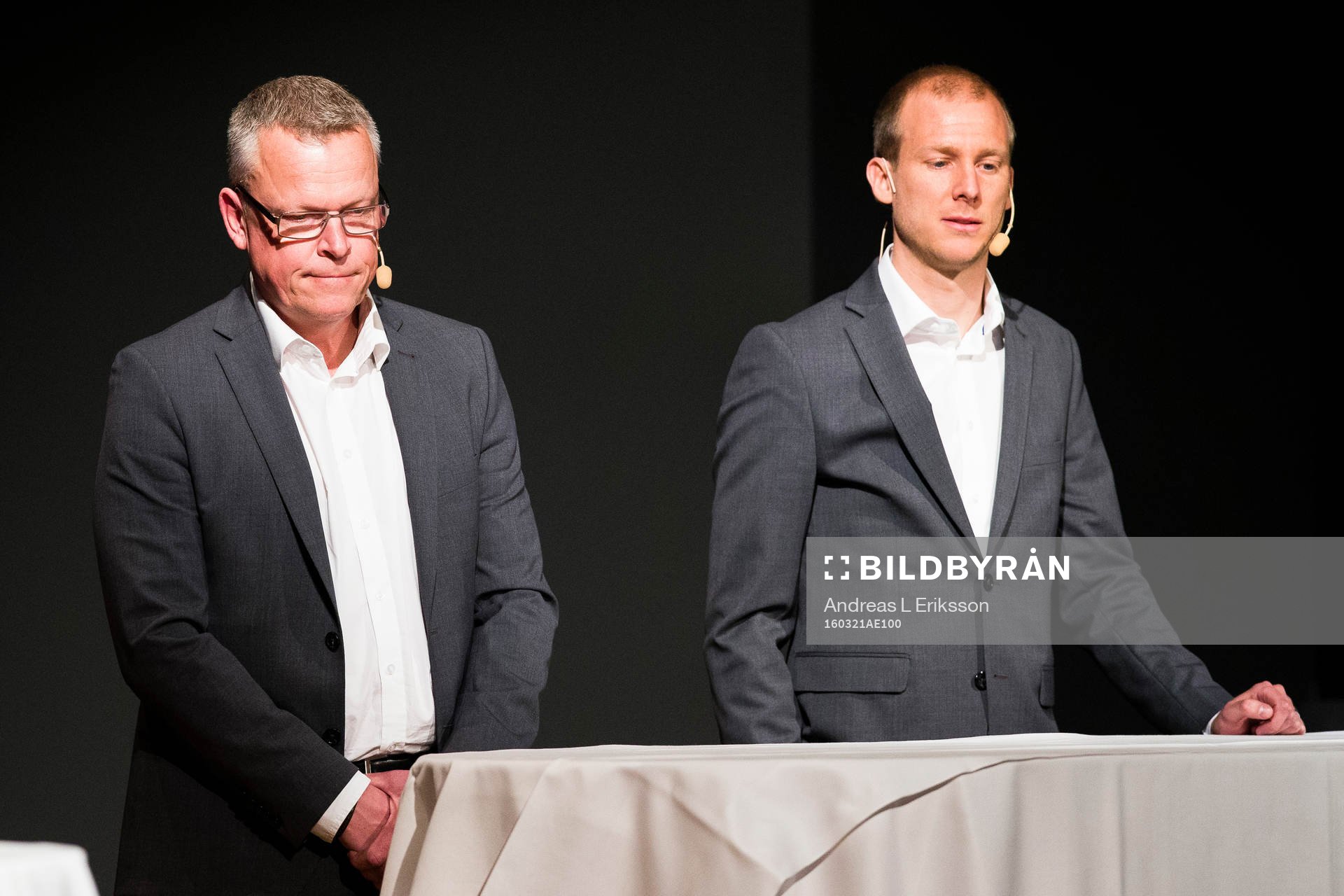 Jan Andersson, tränare Norrköping och Andreas Johansson,