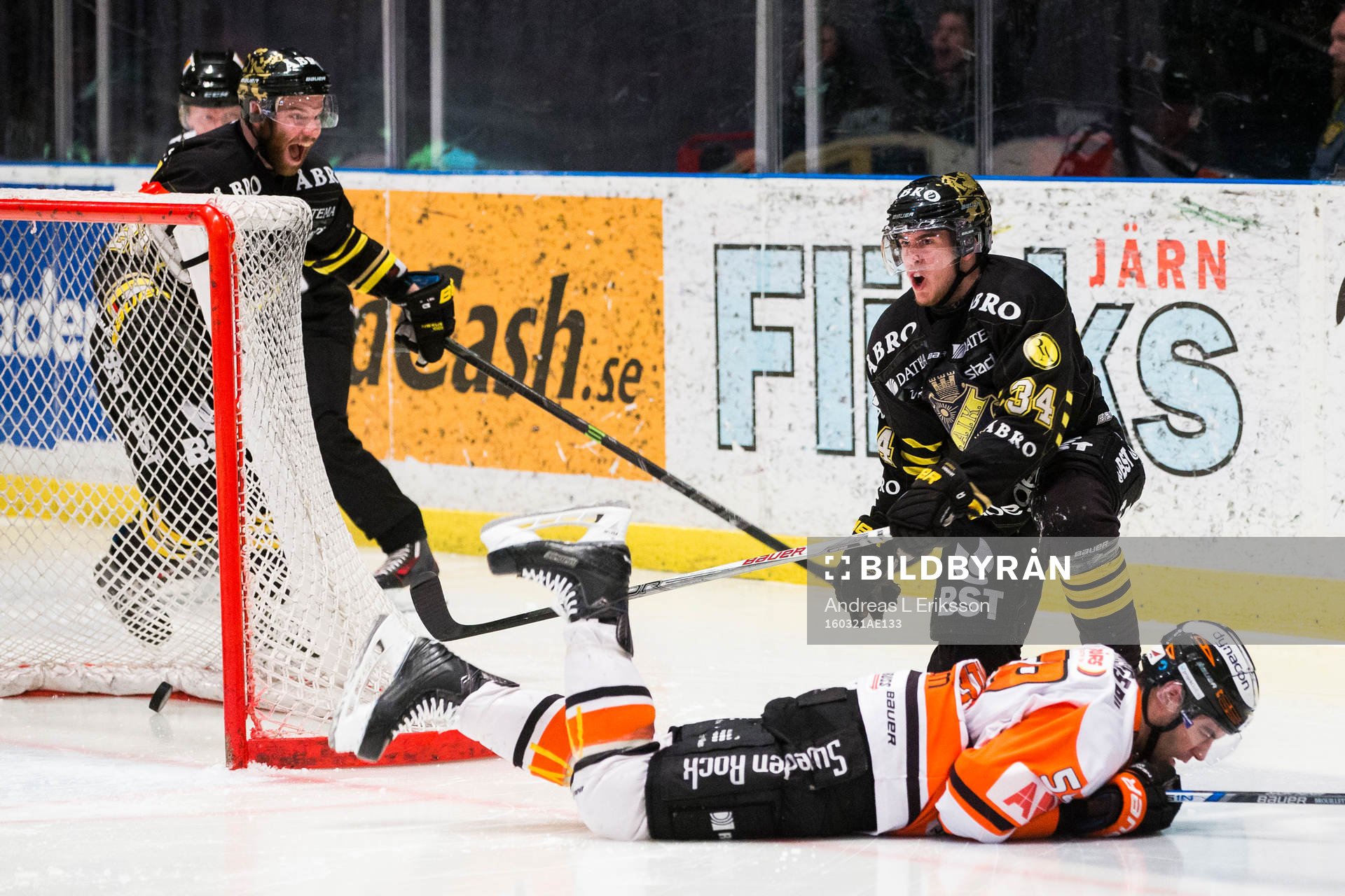 s Christian Sandberg och AIK:s Michael Lindqvist jublar