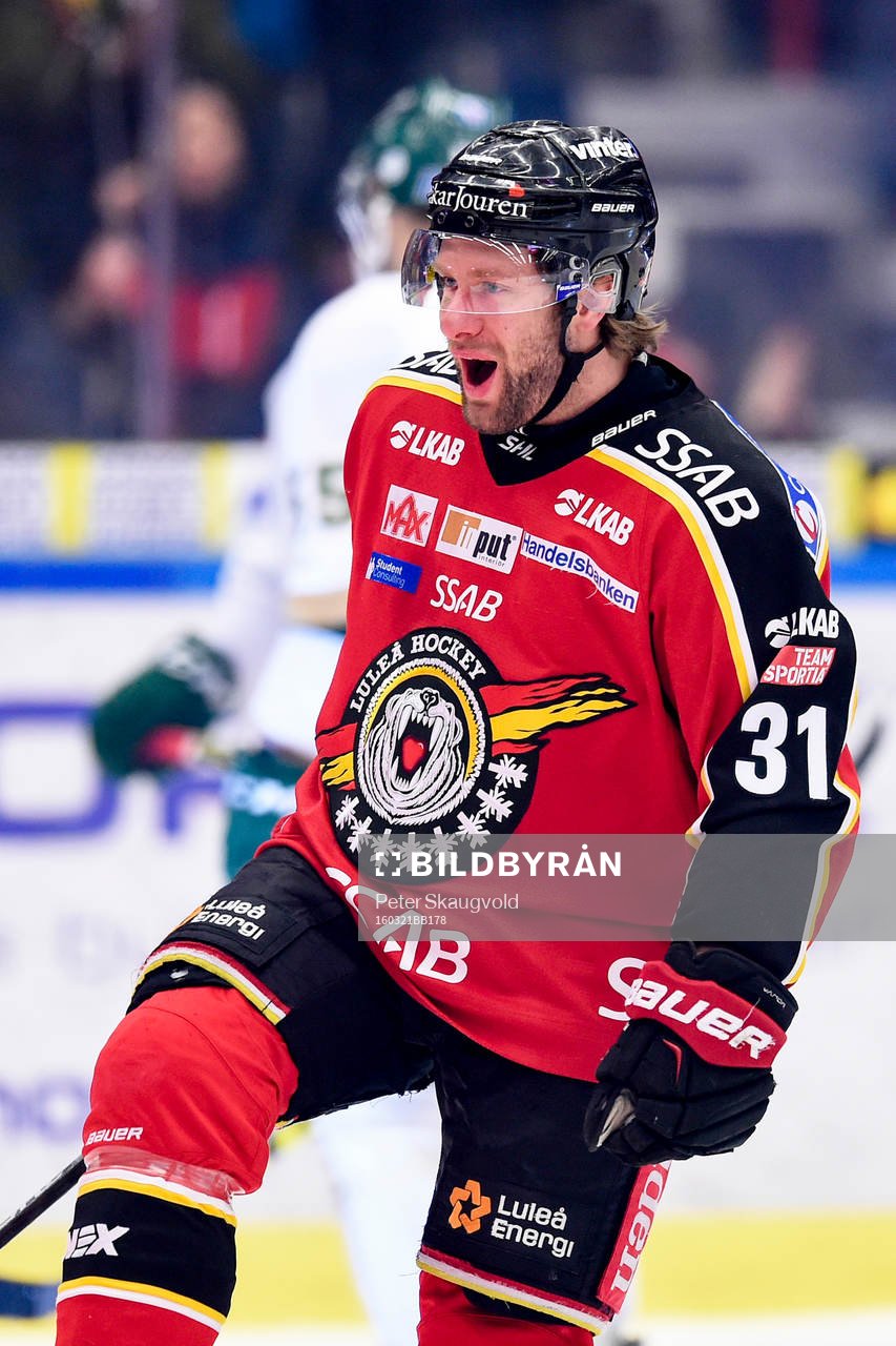 Luleås Jonathan Granström jublar