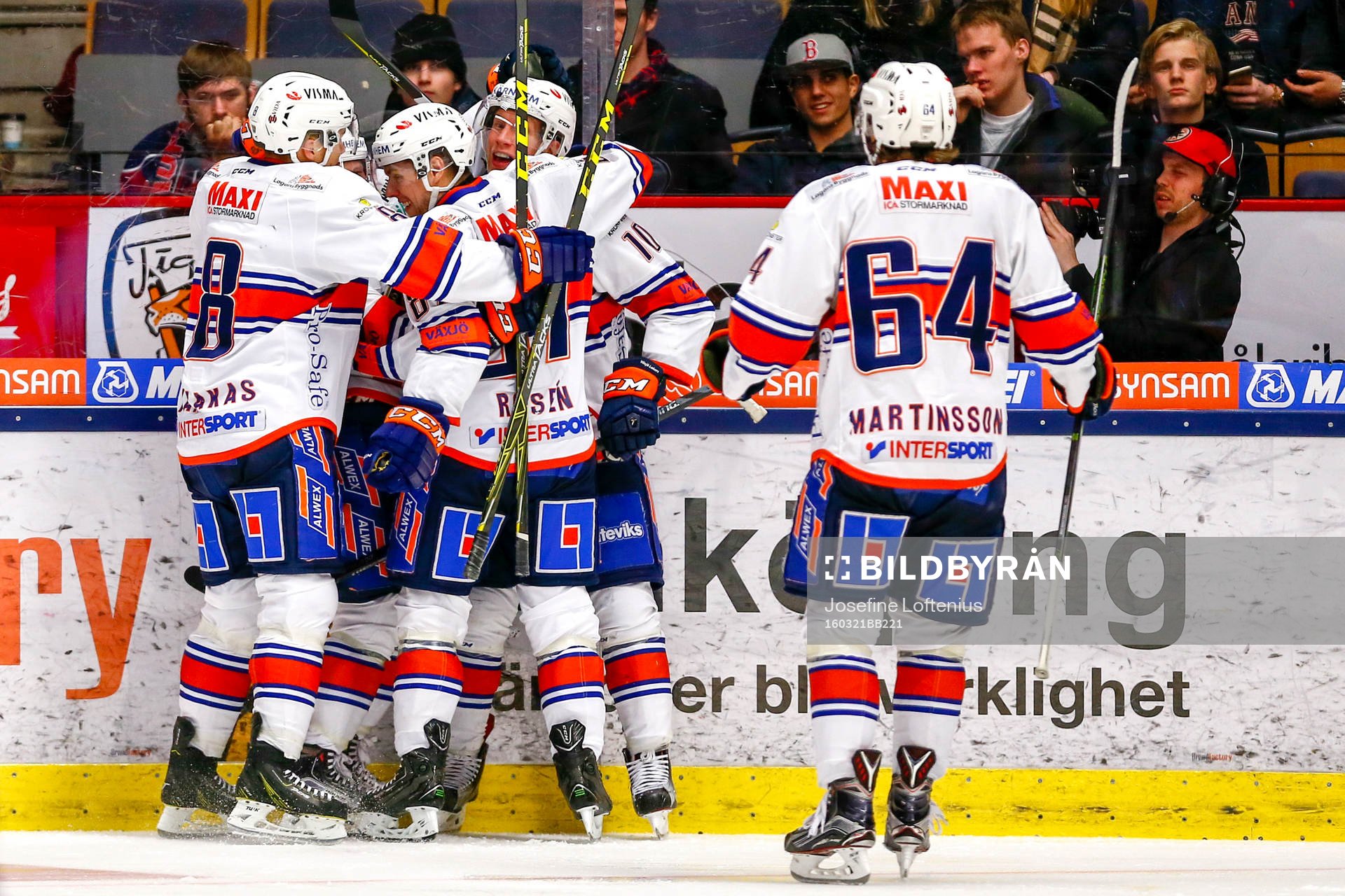 Växjös Richard Gynge jublar