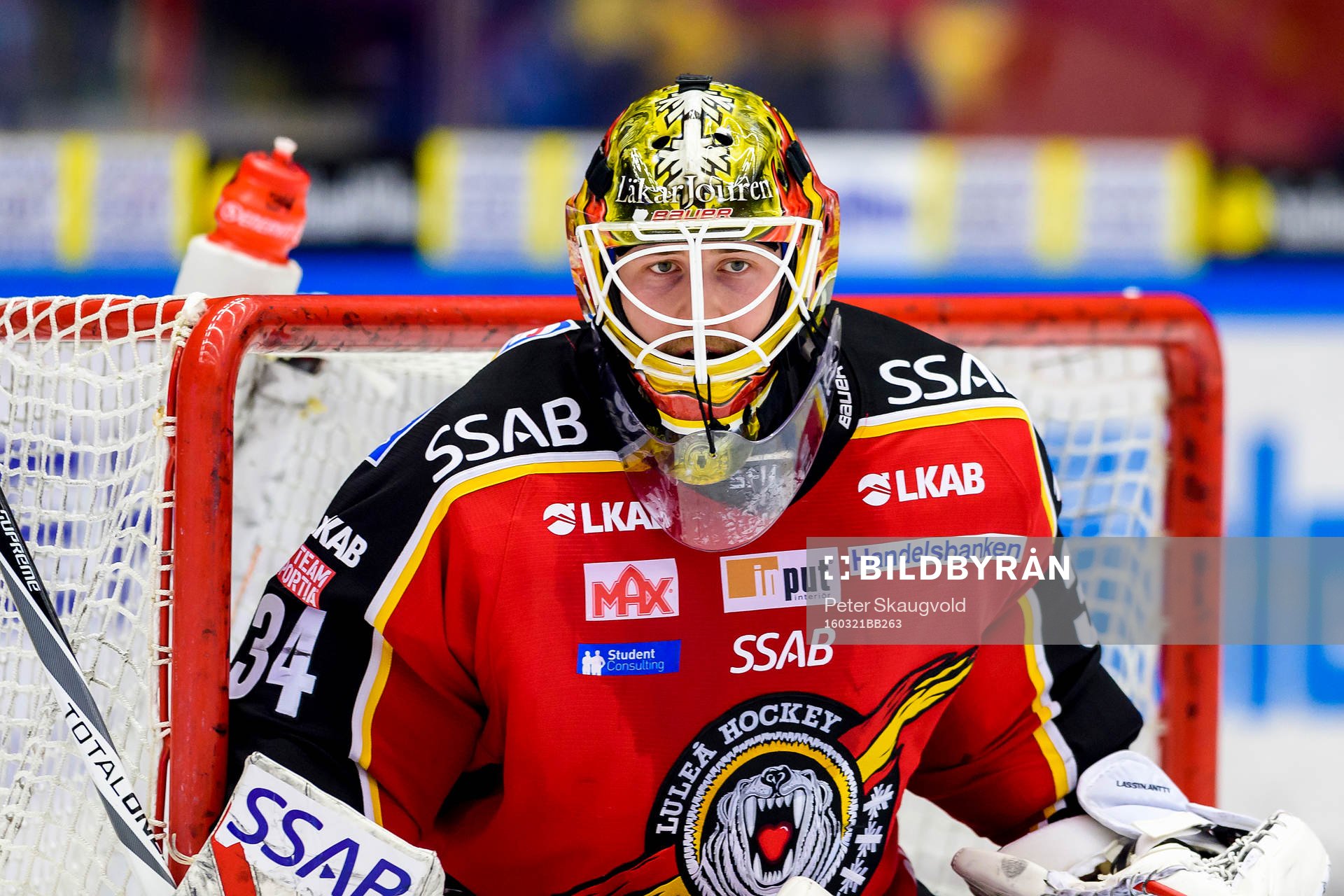 Luleås målvakt Joel Lassinantti