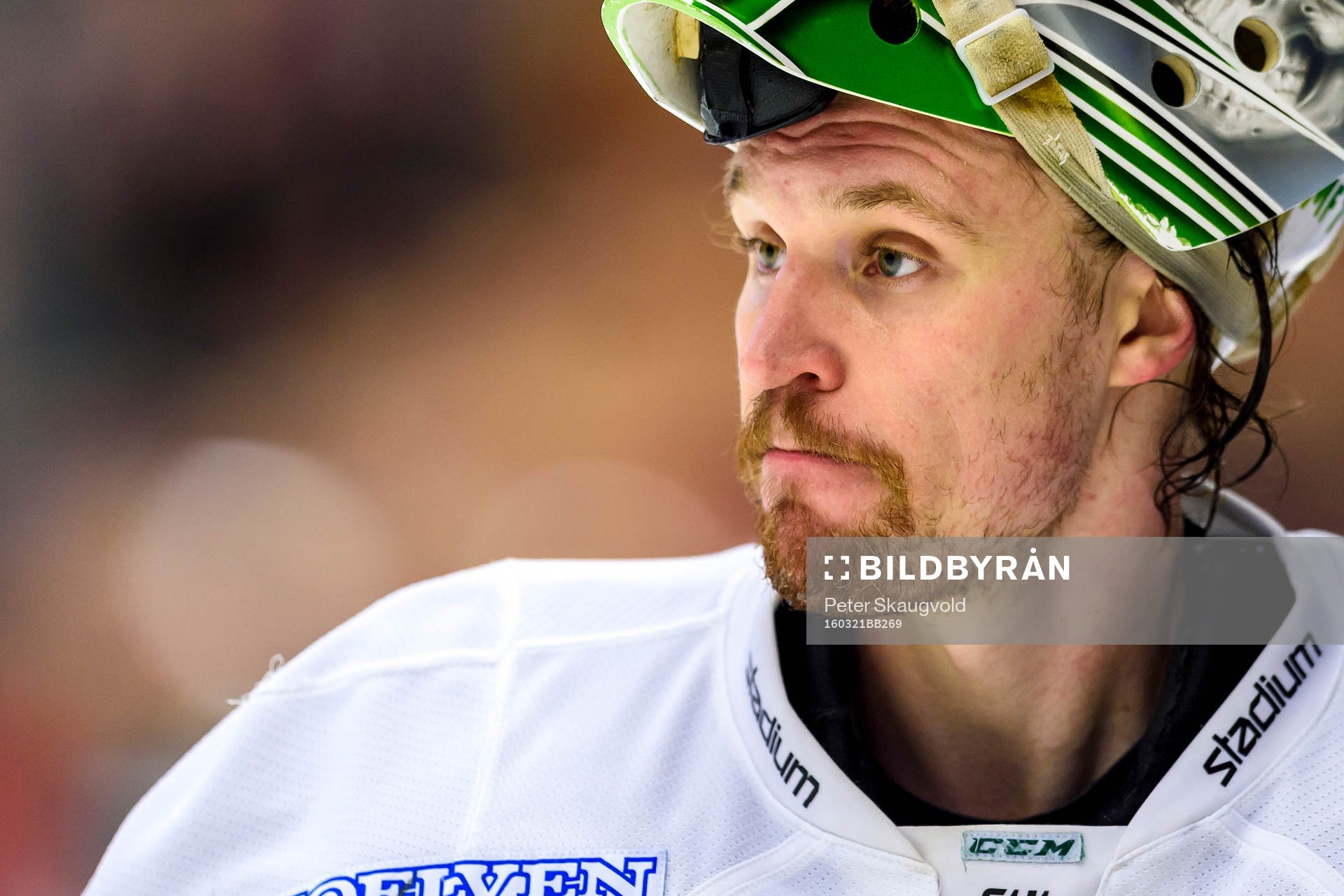 Färjestads målvakt Justin Pogge