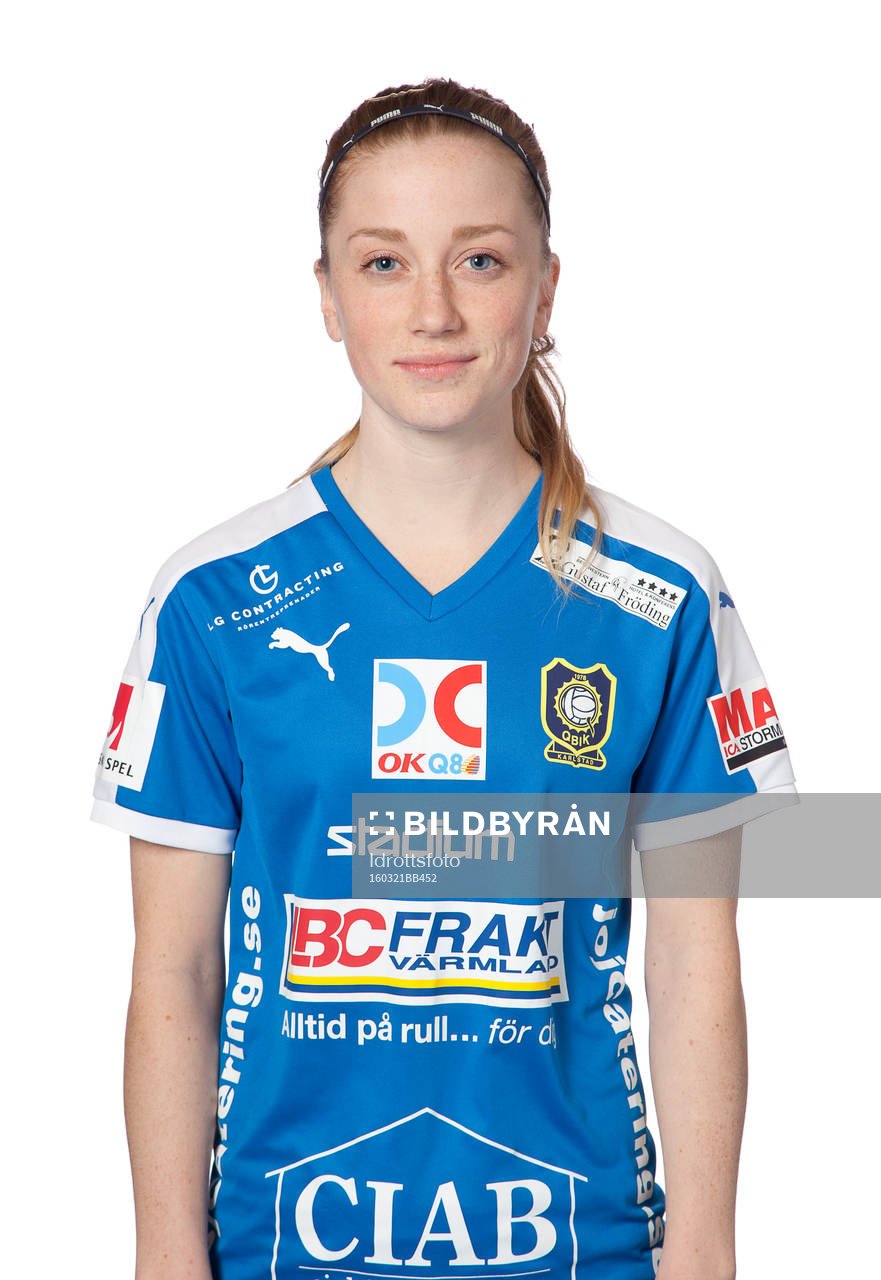Erika Stolpe poserar för ett porträtt den 21 mars 2016 i Karlstad.