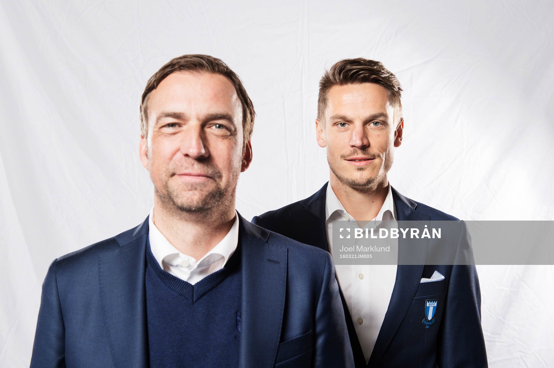 Allan Kuhn, tränare, och Markus Rosenberg, Malmö FF