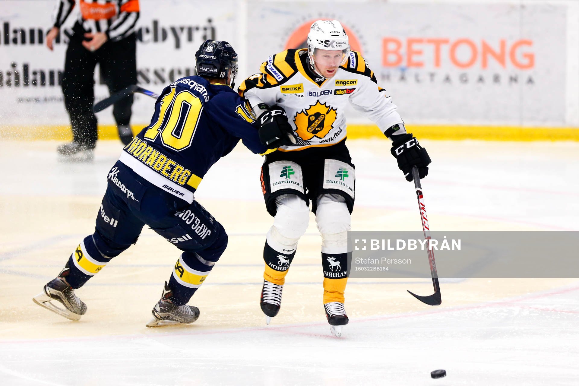 s Martin Thörnberg och Skellefteås Tim Heed