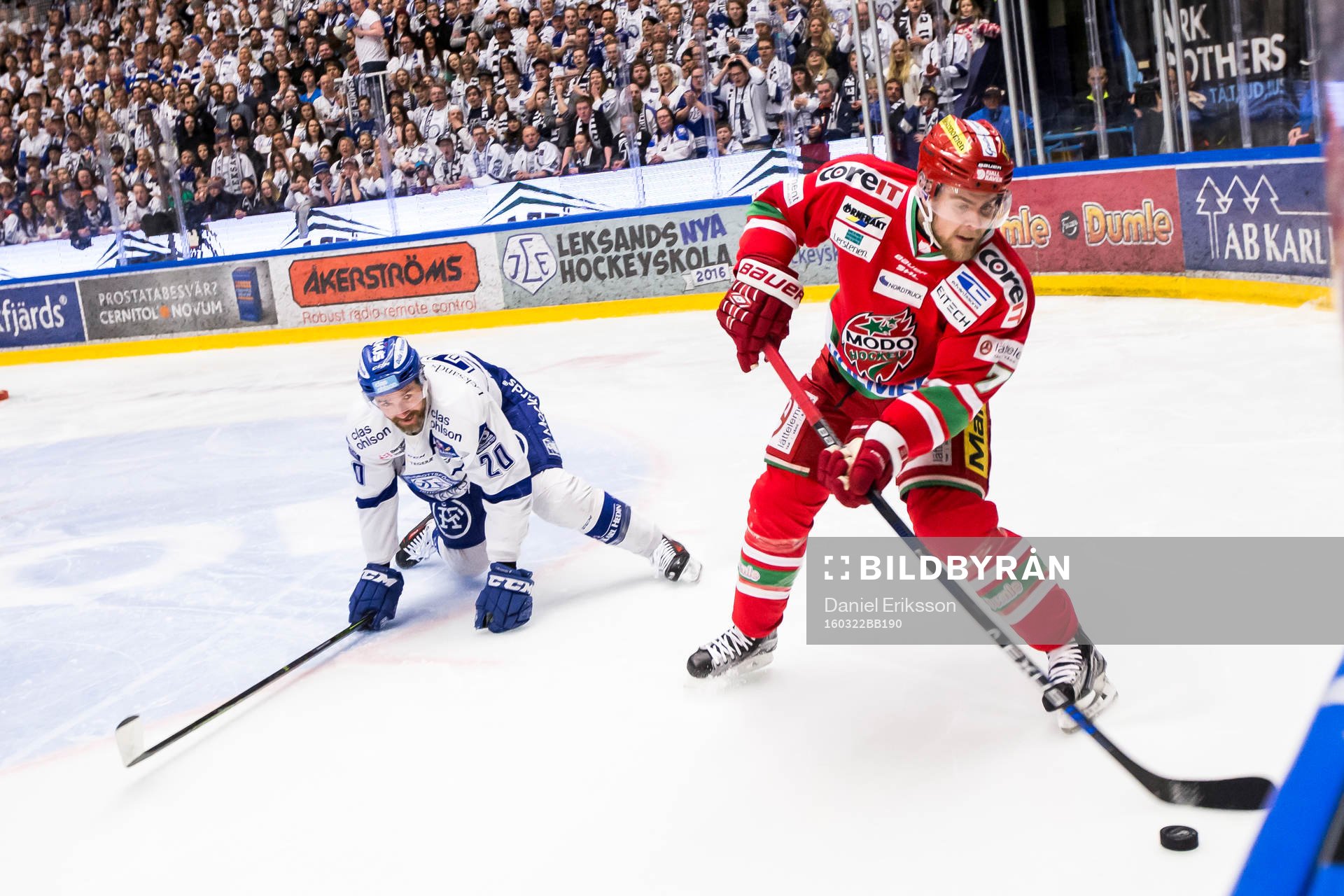 Modos Niklas Torp Leksands Tommi Paakkolanvaara  i