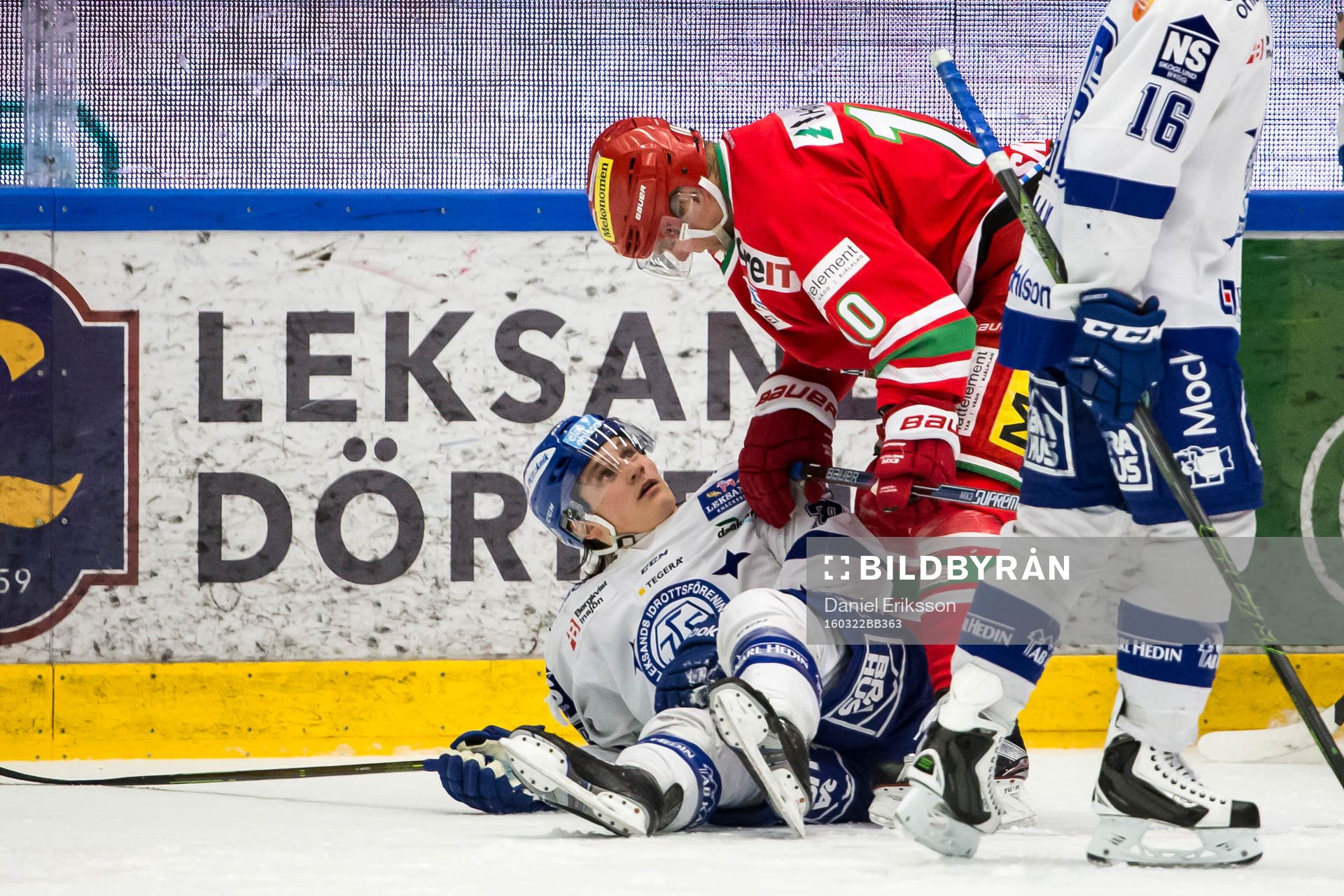 Modos Per-Åge Skröder står över Leksands Anton Karlsson
