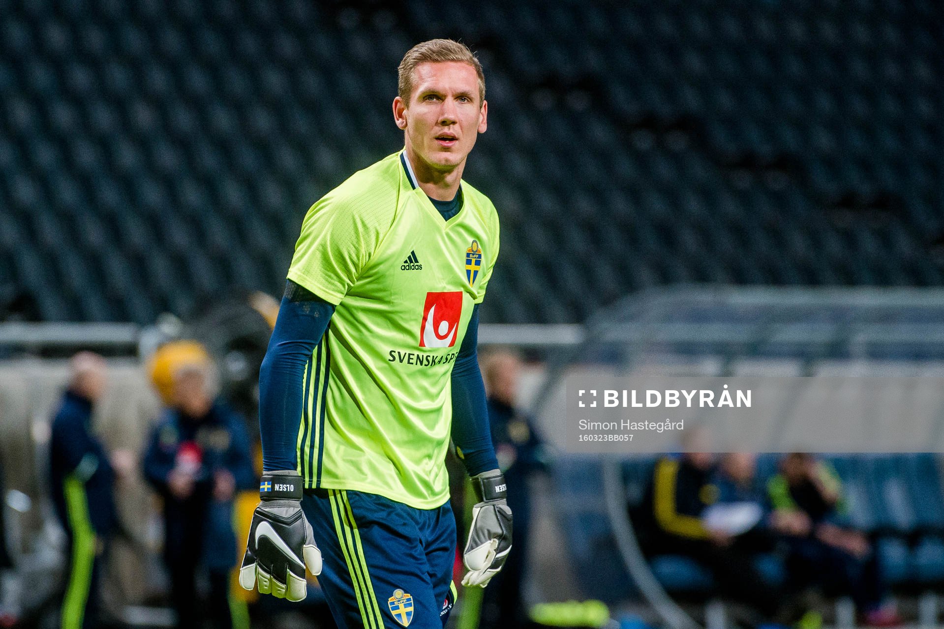 Sveriges målvakt Robin Olsen