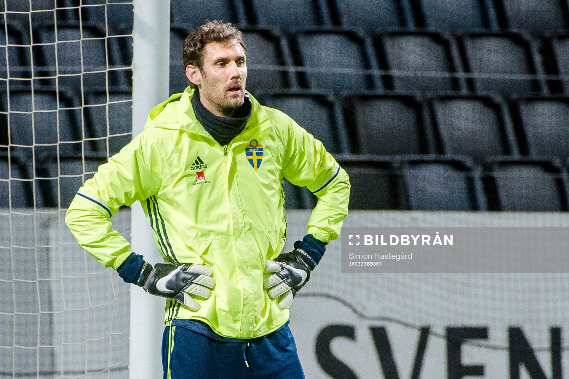 Sveriges målvakt Andreas Isaksson