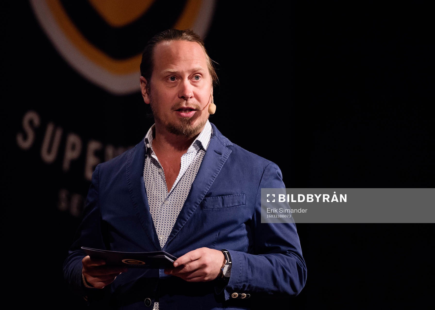 Konferencier Jesper Hussfelt