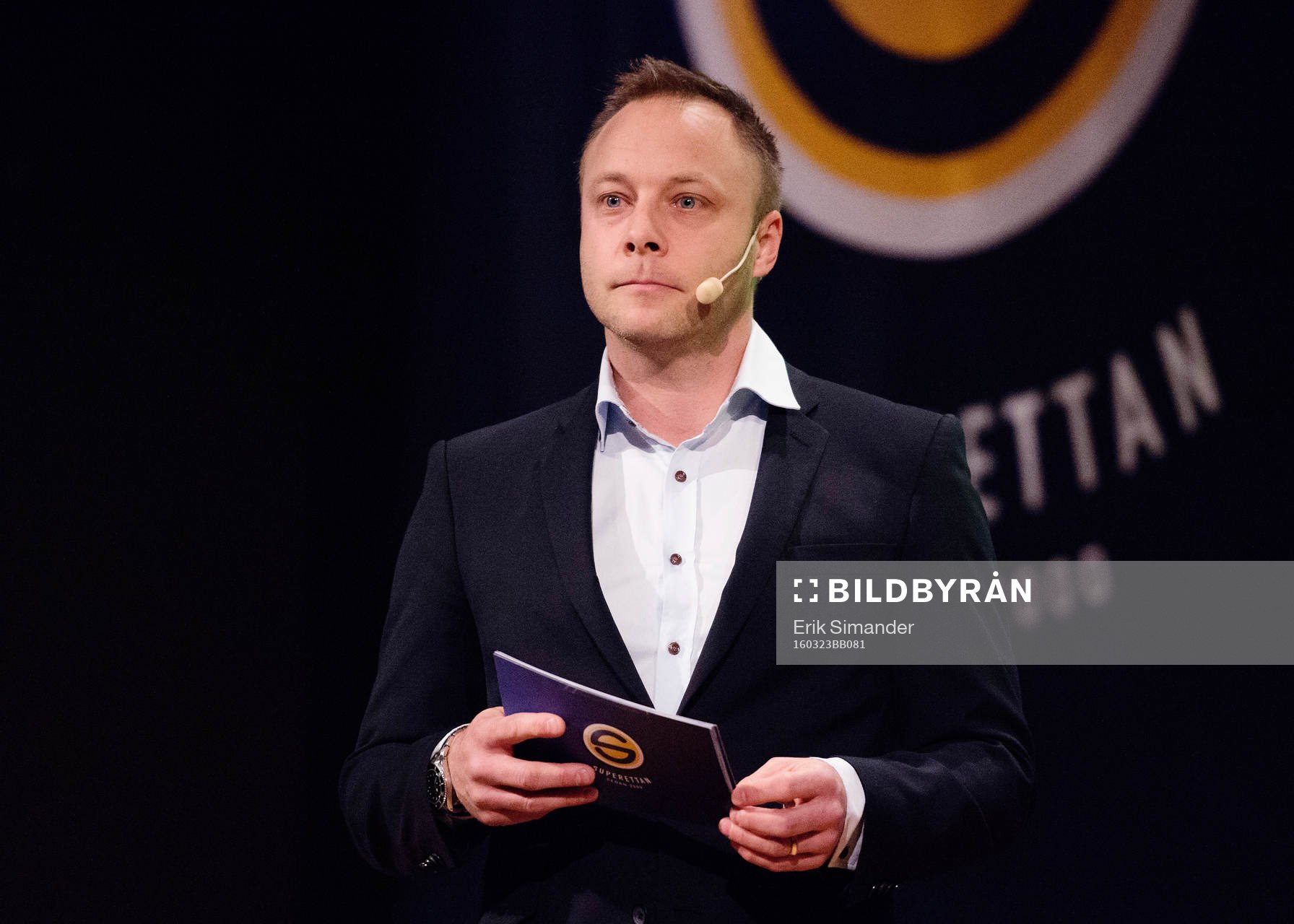 Konferencier Andreas Andersson