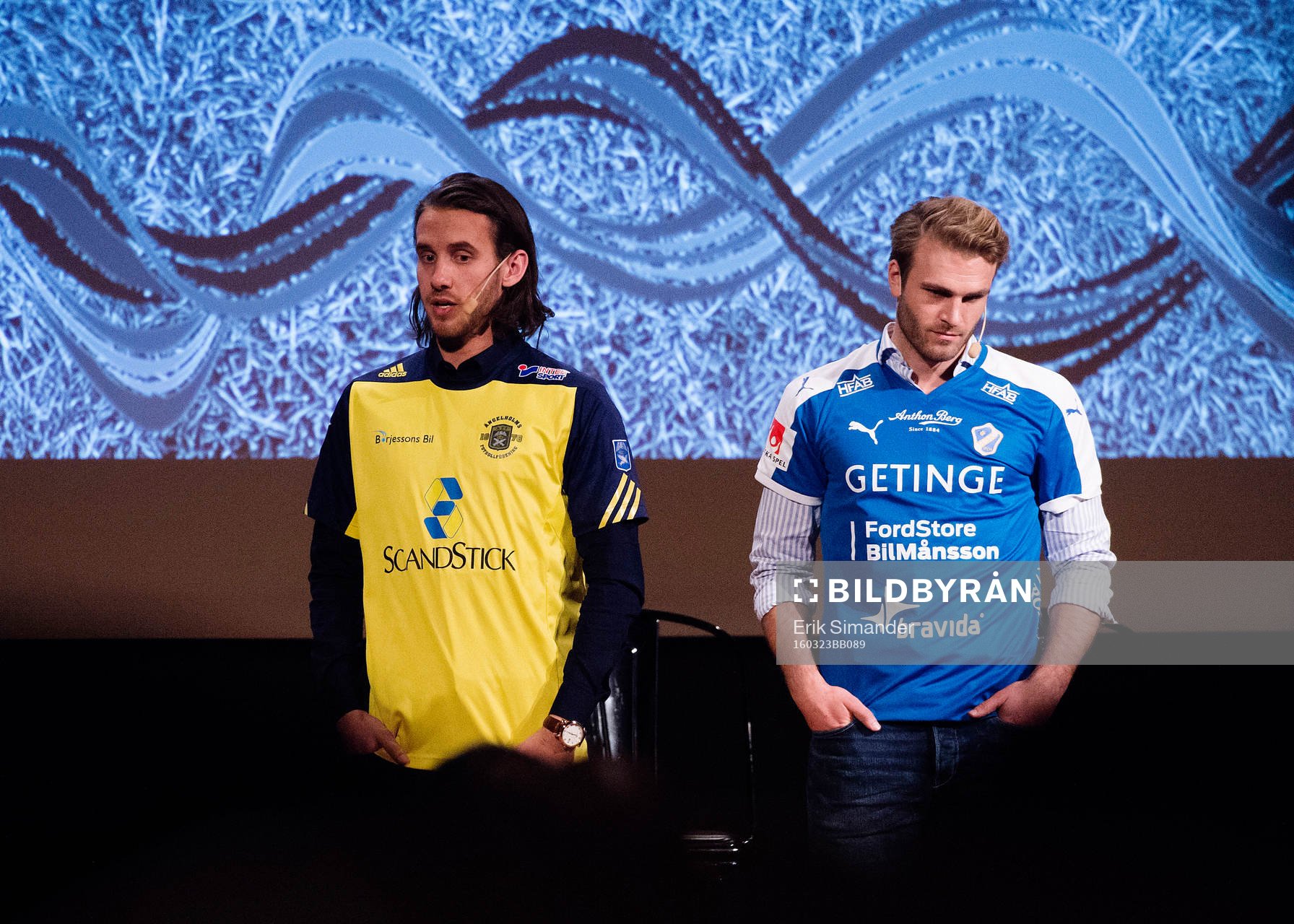 Ängelholms Johan Eiswohld och Halmstads Jesper Westerberg