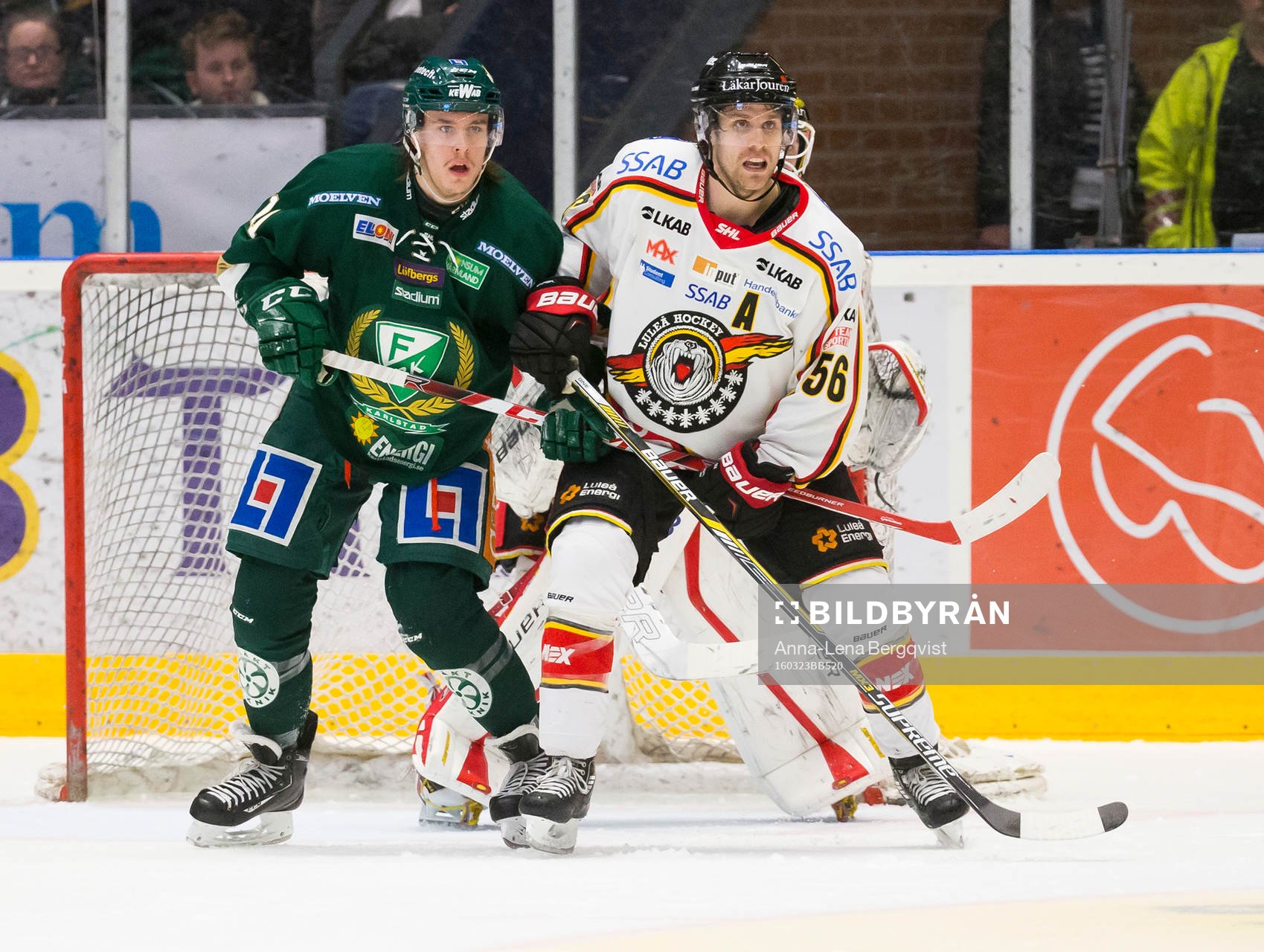 Färjestads Joakim Nygård  och Luleås Jonathan Sigalet