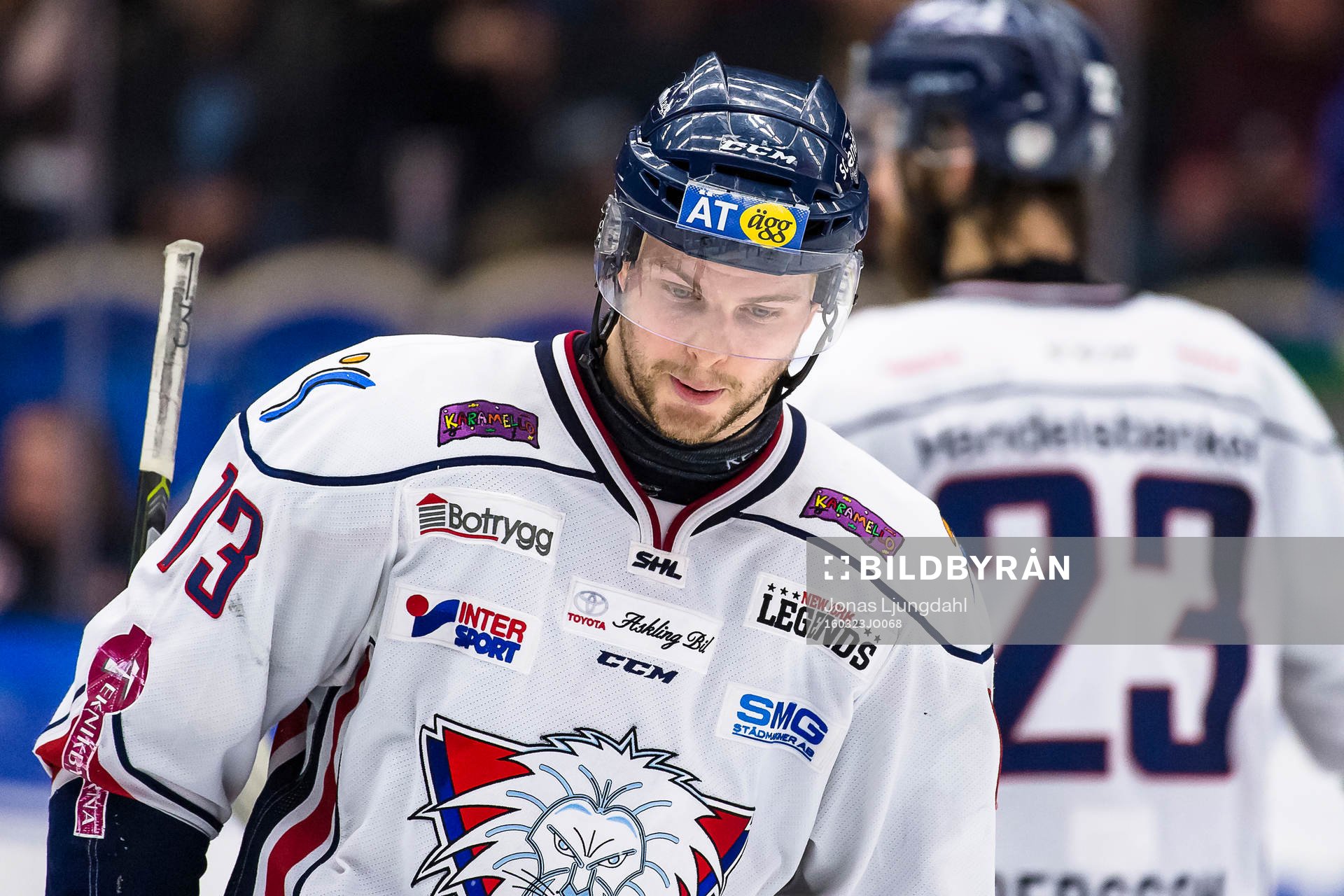Linköpings Andrew Gordon hänger med huvudet