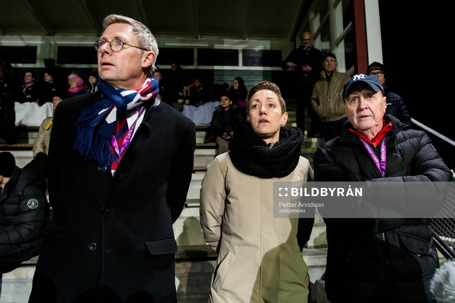 Rosengårds VD Klas Tjebbes, sportchef Therese Sjögran och