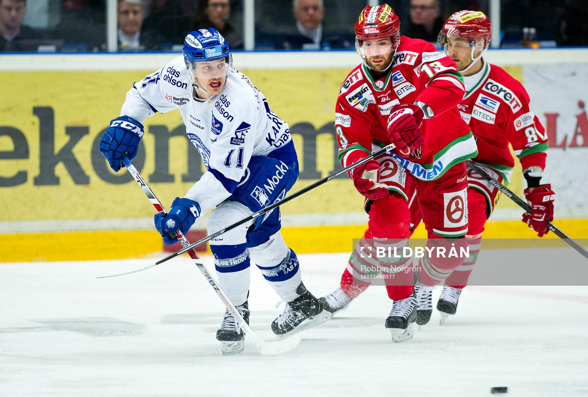 Leksands Martin Karlsson, Modos Bill Thomas och Ilari