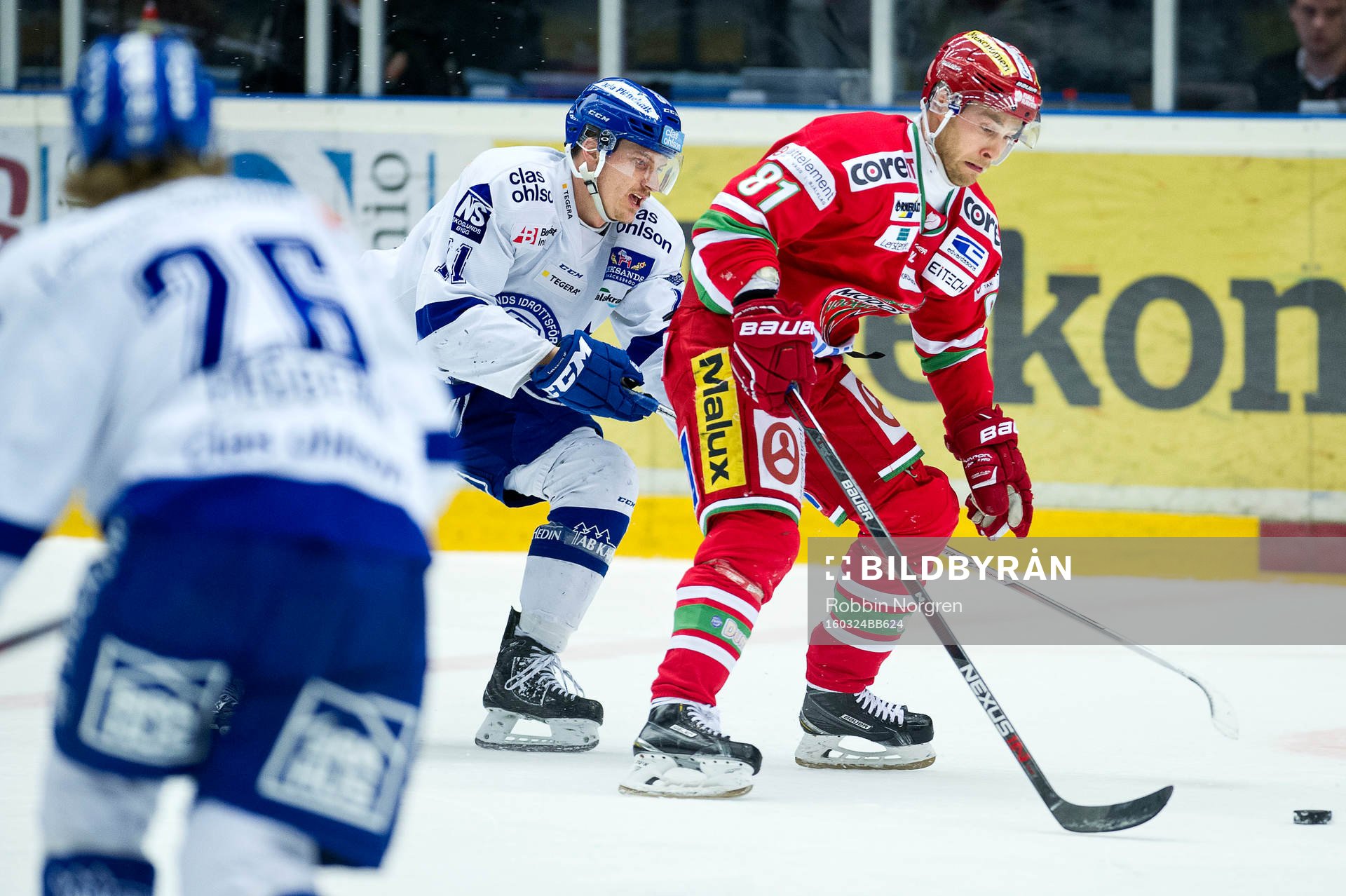 Leksands Martin Karlsson och Modos Ilari Filppula