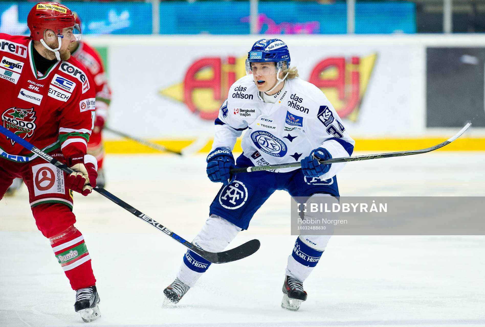 Modos Nichlas Torp och Leksands Isac Skedung