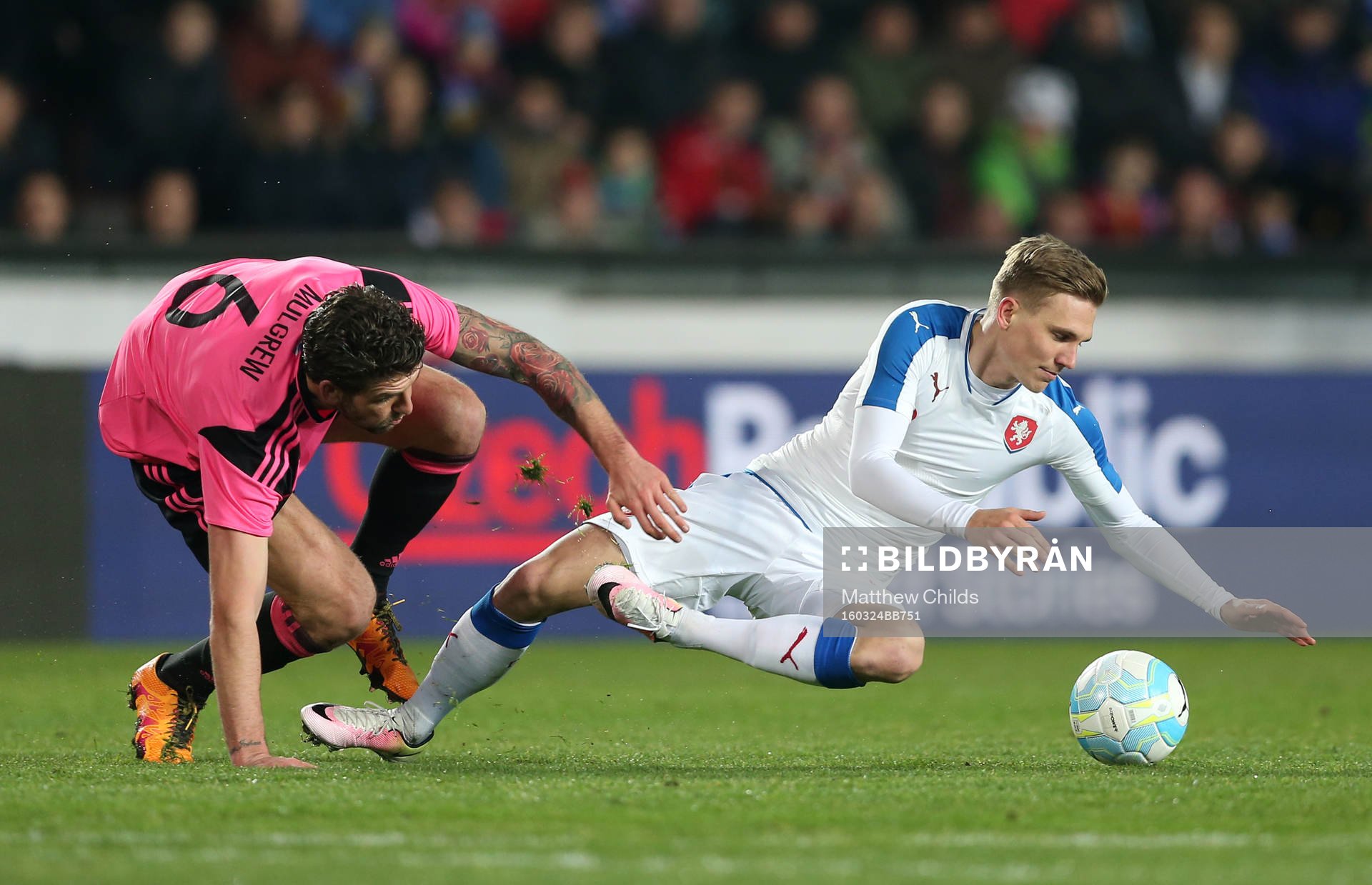  Football Soccer - Czech Republic v Scotland - International Friendly - Stadion Letna, Prague, Czech Republic - 24/3/16