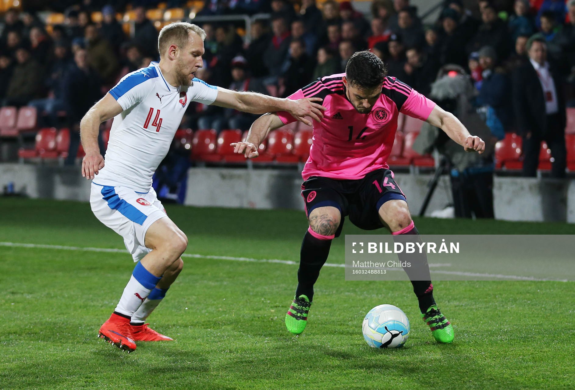  Football Soccer - Czech Republic v Scotland - International Friendly - Stadion Letna, Prague, Czech Republic - 24/3/16