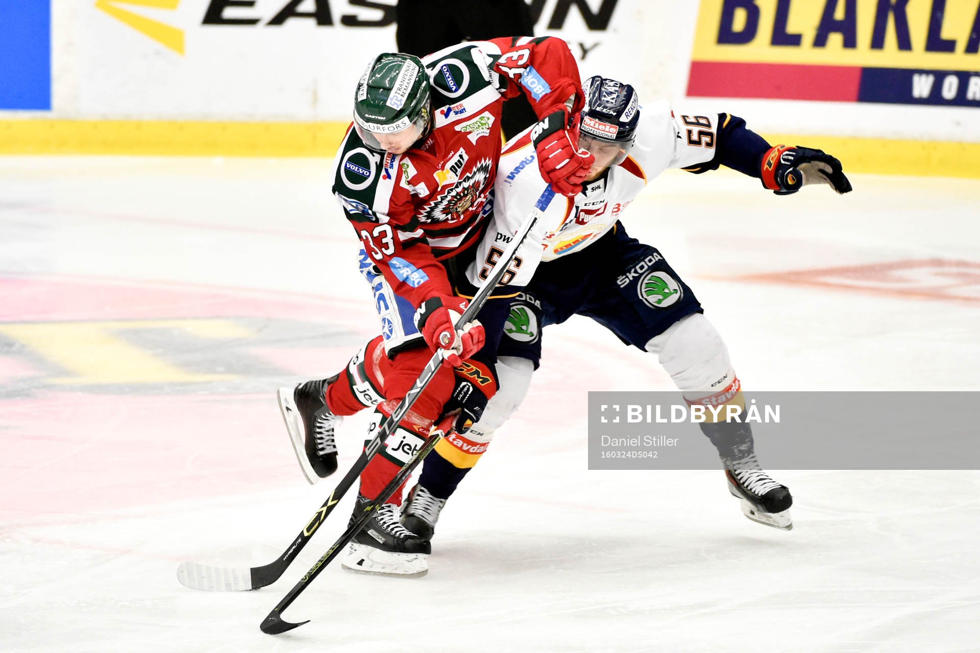 Frölundas Elias Fälth och Djurgårdens Robin Norell